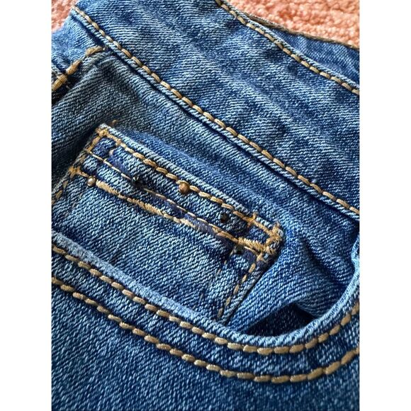Jordache Skinny Stretch Crop Jeans Size 6 Blue Denim - Picture 4 of 9